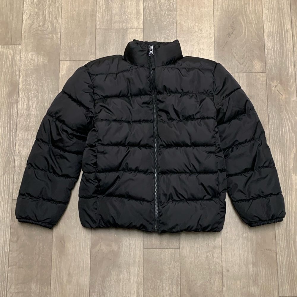 Kids The Children’s Place Puffer‎ Black Full Zip Jacket
